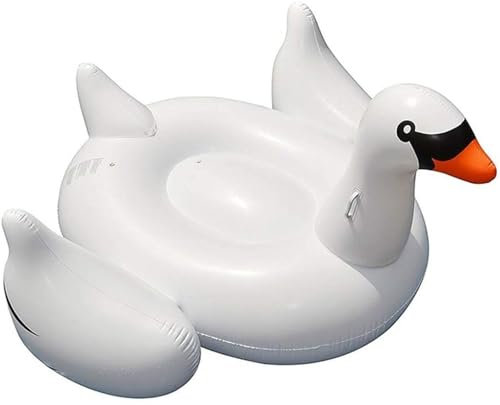 HJDQMDHA Portable Swan Floating Row Inflatable Bed Sofa Swan Water Mount Beach Seaside Pad Inflatable Pool Float for Adults for Swimming Pool Inflatable