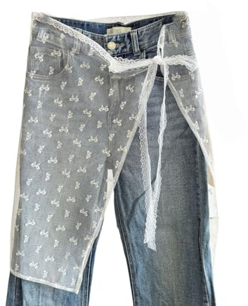 Wambere 1 pezzo Gonna da donna in pizzo trasparente, gonna alta da donna, gonna corta in pizzo per la spiaggia, avvolgente, multifunzionale, gonna da spiaggia, per donna e ragazza, outfit da spiaggia
