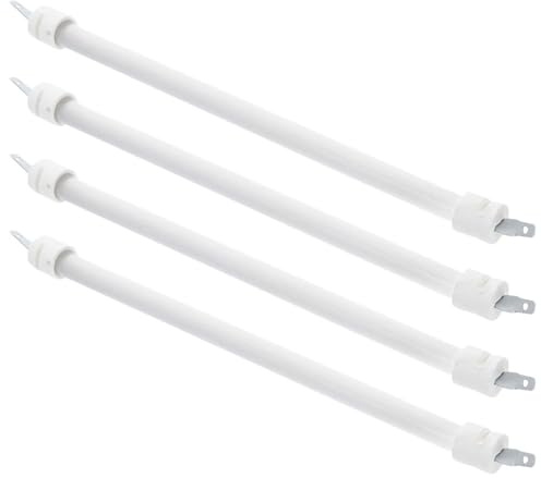 Artibetter Tube Chauffant en Quartz 27 CM pour Radiateur Portable – 4 Pièces Élément Chauffant Infrarouge de Rechange Tube en Verre de Quartz pour Chauffe-Terrasse et Chauffage Extérieur