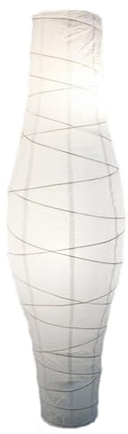 Pantalla de Papel para Lámpara de Suelo 112cm Pantalla de Repuesto de Suelo | bangminda Pantalla de Lámpara de Pie de Estilo Nórdico Cubierta Decorativa de Luz para Salon Dormitorio Oficina Fiesta