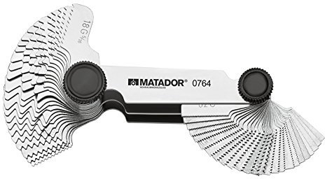 MATADOR Gewindeschablonen, 24 x 0,25-6,00, 0764 0001