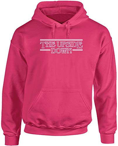 Hippowarehouse The Upside Down Unisex Hoodie Hooded top (Specific Size Guide in Description)