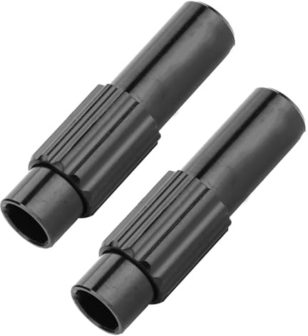 Fahrradkabel-Einsteller, Bremskabel für Fahrräder, Schaltknauf, Gehäusekappe für Leitungsregler (1 Paar) (schwarz)