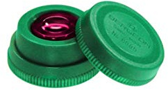 Bergeon 6885-V Gobelet à huile vert avec verre intérieur rouge Outil horloger