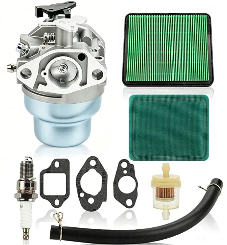 Hippotech Kit di ricambio con guarnizione, candela e filtro aria per carburatore Honda GCV160 GCV160A GCV160LA HRB216 HRS216 HRR216 HRT216 HRZ216