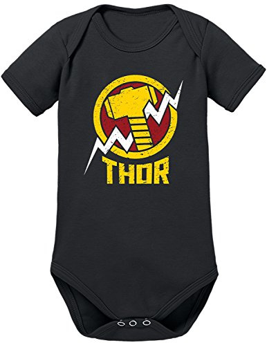 TShirt-People Avengers Thor Baby Body 56 Schwarz