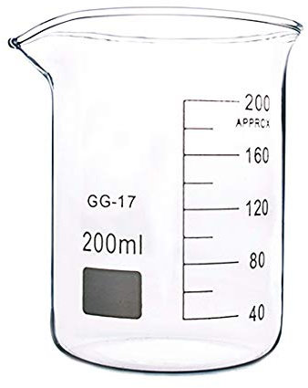 DONLAB BKB-0500 Borosilicate Glass 500ml Glass Measuring Low Form Beaker Glass Graduated Beaker