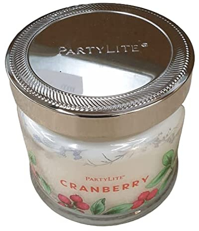 PartyLite 3-Docht- Duftwachsglas Cranberry