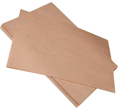 SOLUSTRE 100stücke Antihaft Pergamentpapier Für Backbleche Kuchen Pizza Für Ofen Und Airfryer Vielseitig Einsetzbar Für Brot Und Snacks