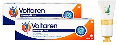 Schmerzgel forte 2 x 150 g Sparset inkl. einer hochwertigen Handcreme Marke Faar-Apo