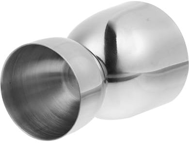 Garneck 2pcs Cocktail Jigger Bar Jigger Bell Measuring Shot Cup Bartender Tool Stainless Steel Ergonomic Design