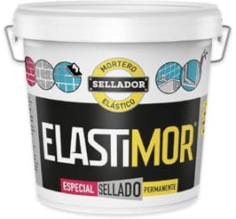 DITOSA CALIDAD E INNOVACION - ELASTIMOR Mortero Sellador, Cemento Express, Impermeable, para encintados, llagueados, sellados, rejunteados, reparaciones, Cubo 6 Kg