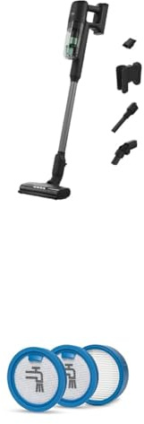 AEG Ultimate 7000 ÖKO AP71UB14AM Akku-Staubsauger & ASKW5 Performance Kit Filter/kraftvoll/Ultraleicht 2,2 kg/bis zu 40 Min. Laufzeit / 5-Stufige Filtration/alle Böden/Automatik, Matte Black