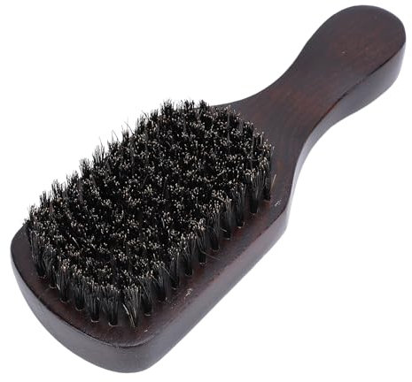 Bartbürste für Männer, Weiches Öl, Haarschneiden, Styling-Reinigungswerkzeug mit Ergonomischem Griff, Friseurbedarf, Elastisch, ohne die Haare zu Entfernen, Stark und Verhindert