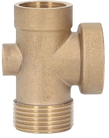 ANKROYU Water Pipe Adapter, Brass Hose Connector, 4 Way Hose Splitter, Water Pump Hose Adapter, Water Hose Adapter for Household Self Priming Pump