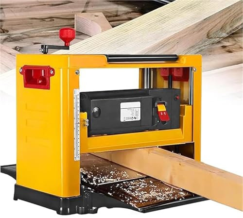 Cepilladora eléctrica de escritorio for carpintería, 13 pulgadas, 2000w, espesor de mesa, 0-3mm con 2 cuchillas