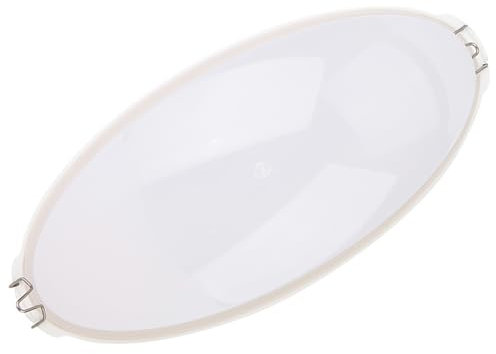 Cocoarm High Temperature Sauna Lamp Shade PP Sauna Lampshade, Sauna Room Light Cover, Explosion Proof Design with Sturdy PP Material, Includes 4 Screws