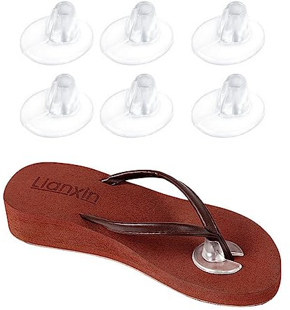 5 Pairs Clear Silicone Gel Sandal Thong Toe Protectors Non-Slip Self Adhesive Flip-Flops Toes Guards Separator Inserts Cushions Forefoot Pads Insoles (Style A)