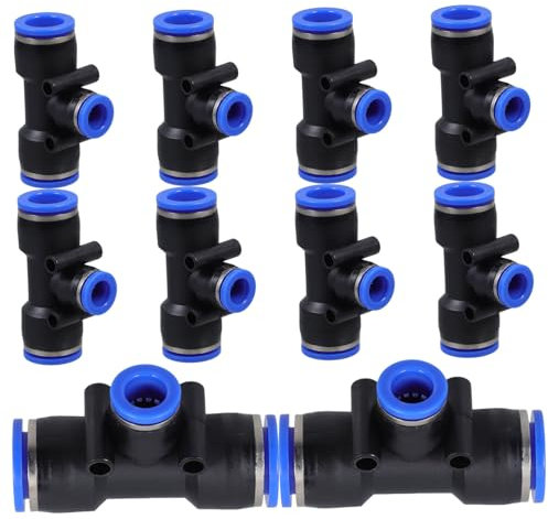 Mikikit 10 Pz Accessori per di Irrigazione Automatica da 12mm A 8mm Adattatore per Tubo Flessibile per Irrigazione Universale per Irrigazione da Giardino di Irrigazione