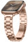 Anlinser Straps Compatible with Apple Watch Strap 42mm 41mm 40mm 38mm, Women Thin Stainless Steel Metal Band for iWatch Series 10 9 8 7 6 5 4 3 2 1 SE (Rose Gold)