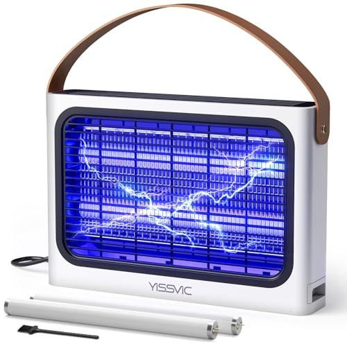 YISSVIC Fly Zapper Bug Zapper 20W Electric Fly Killer with UV Light Mosquito Killer Lamp Plug-in Use Indoor