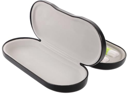 BESTYASH Lens and Eyeglass Case Portable Black Double Use Travel Lens Kit Compact Storage Box for Home and Travel