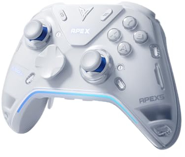 Flydigi APEX 5 Wireless PC Controller Force Feedback Trigger Force-Adjustable Alloy Joysitck 1500mAh Rate Stereo Vibration Gamepad for Switch 2 PC Steam