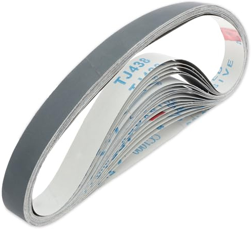 20 stycken slipband 25 x 760 mm, slipband set 5 x korn 400/600/800/1000 för bandslipmaskin, korn för polering metall, trä