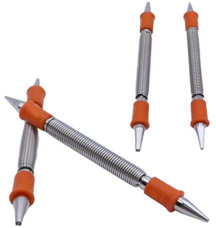 Durlo Ensemble d'outils à ressort 2 pièces – Chasse-clous 1/32/1/16/3/32/1/8 et kit de démontage de rivets pour bois
