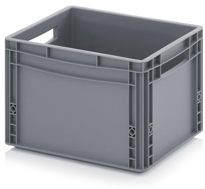 Solent Plastics Auer Packaging EG 43/27 Euro Container Solid Stacking 40 x 30 x 27cm
