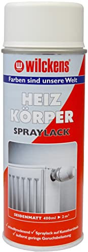 Wilckens Heizkörper Lackspray seidenmatt, 400 ml, Weiß