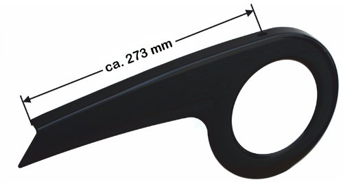 DEKAFORM Kettenschutz Easy Line 180-3 gekürzt für 36/38 Zähne 20 Zoll * schwarz, +4 Schrauben