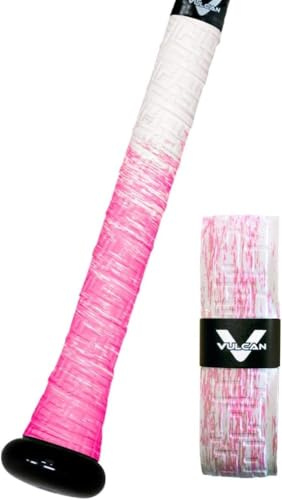 Vulcan Bande d’adhérence pour Batte de Baseball/Softball de 1 mm - Rose