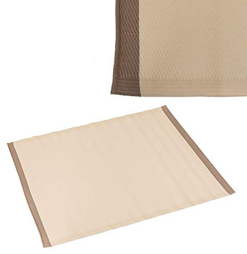 LOLAhome Alfombra de salón para Interior y Exterior de Polipropileno Beige clásica de 230 x 160 cm -