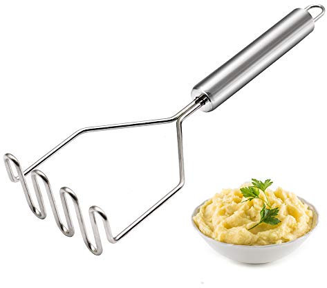 KSTEU Machacador de Patatas,Aplastador de Patatas de Acero Inoxidable Trituradora de Patata para Hacer Puré De Papas, Puré De Calabaza,Verduras y Frutas