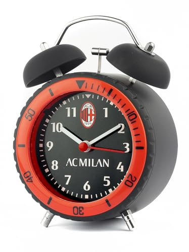 Milan - Sveglia Ufficiale Analogica Forma Sveglia e Campana