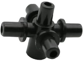 20 stücke 6mm Fünf-weg Splitter Schnittstellen Mit Große Kreuz Stecker Outlet Verbindung Garten Schlauch Fitting