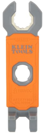 Klein Tools 68426S Clé isolante pour panneau solaire, outil de montage et de démontage pour connecteurs PV style MC4, 2 pièces