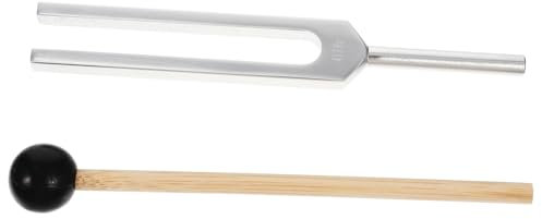 ifundom Stimmgabeln Für Klangheilung - Set Mit Stimmgabeln Aus Metall Und Holzschlägel