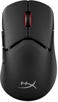 HyperX Pulsefire Saga Pro Wireless Gaming Mouse – 4K Wireless Polling, 2.4GHz und Bluetooth, Modular Design mit 16 Anpassungen, 90h Akkulaufzeit, 72g Ultraleicht, NGENUITY-Software, NVIDIA Reflex