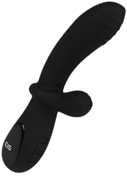 EIS Elektrosex | Vibrator | 10 Vibrationsprogramme | 19 cm | Sexspielzeug | Rabbit mit Elektro-Stimulation | wiederaufladbar | hautfreundliches Silikon | 5 Stromfrequenzen | Sex Spielzeug für Frauen