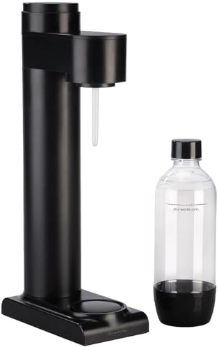 Rosenstein & Söhne gasatore da cucina: Gasatore per acqua, WS-305.soda, Design snello e moderno, carbonatazione finemente dosabile (per acqua di rubinetto, macchina frizzante)