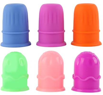 Mecmbj Schröpfgläser Silikon, 6 Stück Gesicht Schröpfen Silikon