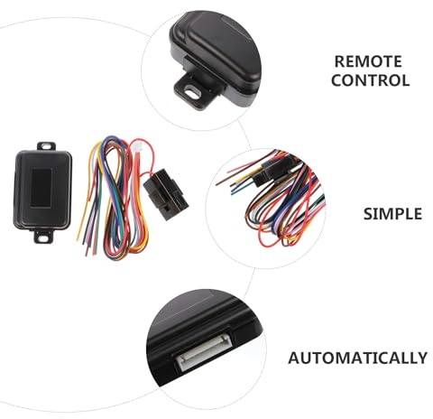 Zerodeko Automatischer Auto Seitenspiegel Klappmechanismus aus Kunststoff Schwarz Steuerungsmodul für Auto Rückspiegel Automatische Einklapp und Ausklappfunktion