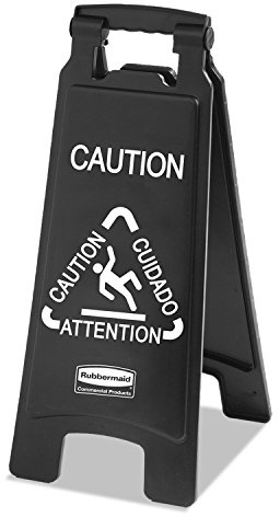 Rubbermaid Commercial Products 1867505 2-sidig varningsskylt (förpackning med 6)