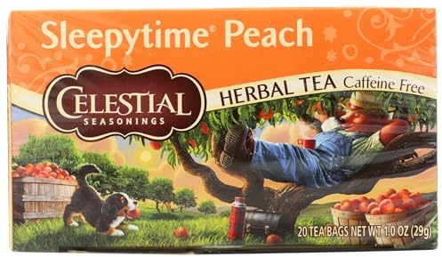 Celestial Seasonings Herbal Tea, Sleepytime Peach, 20 ct