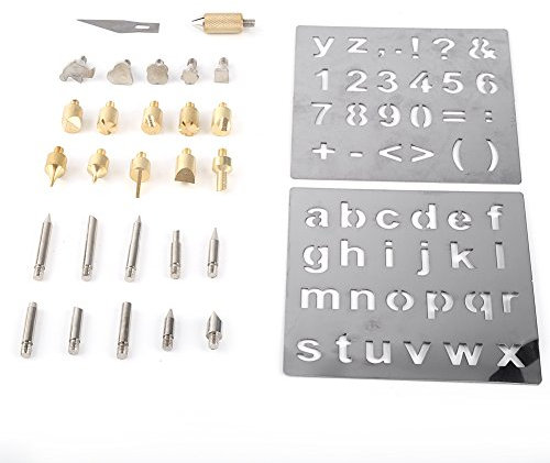 Holz und Leder Brandmalerei Full Set, Holz brennen Löten Tipps, Brennen Carving Präge Löten Kit