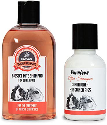 Farriers Guinea Pig Mite Shampoo & Conditioner (375ml)