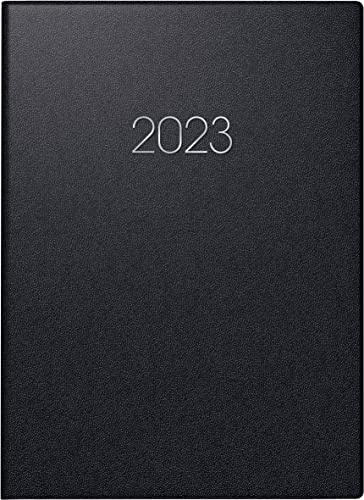 BRUNNEN Wochenkalender Modell 796 2023 Blattgröße 14,8 x 20,8 cm schwarz