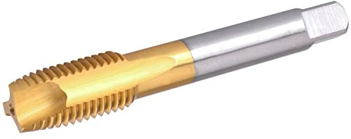 Burkit M24 x 1,5 Spiralgewindebohrer, HSS Titanbeschichtung, Spiralspitze, Gewindebohrer M24 x 1,5